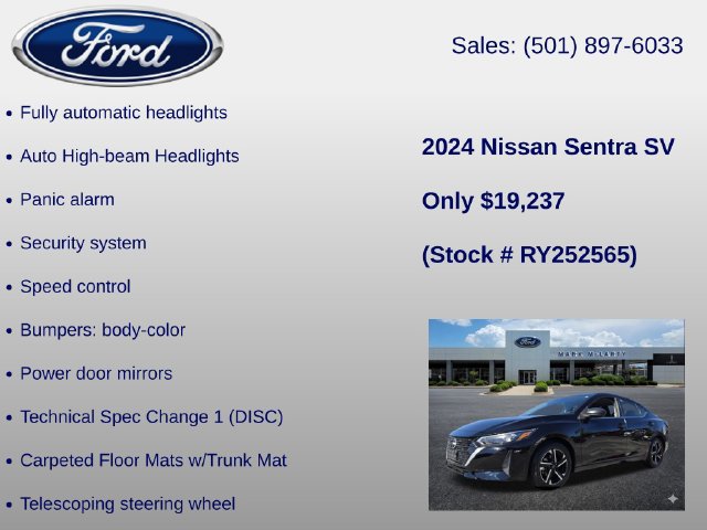 Used 2024 Nissan Sentra SV FWD image 24