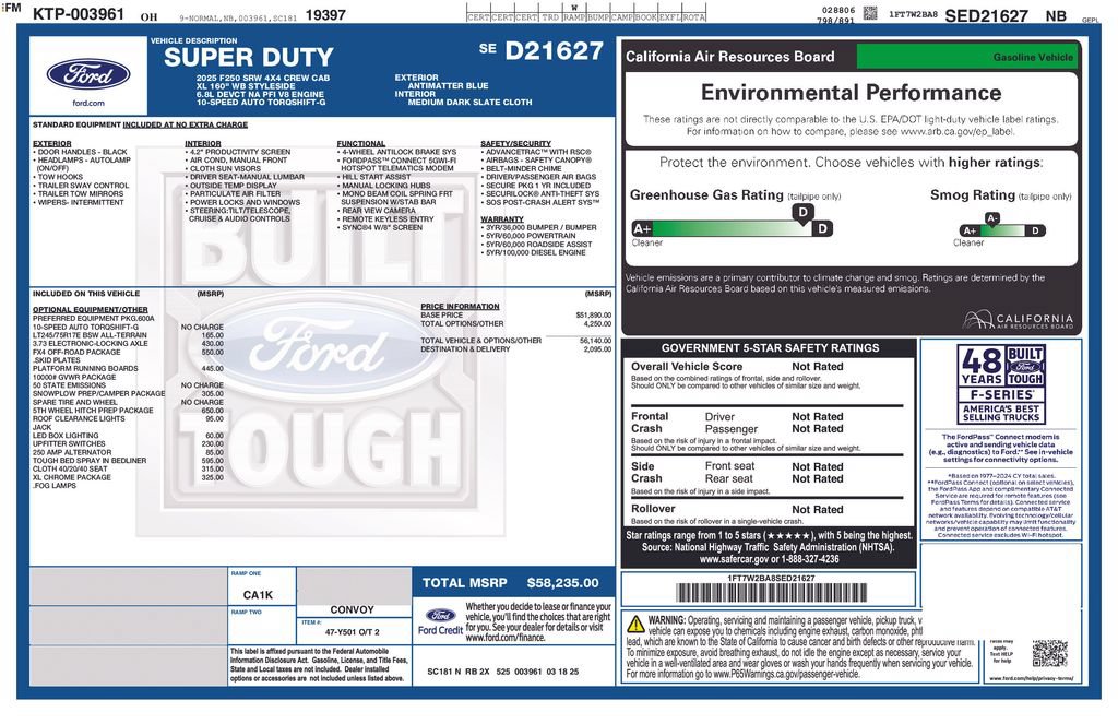 Certified 2025 Ford F250 XL AWD/4WD image 25