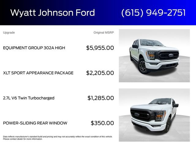Certified 2023 Ford F150 XLT w/ Equipment Group 302A High AWD/4WD image 8