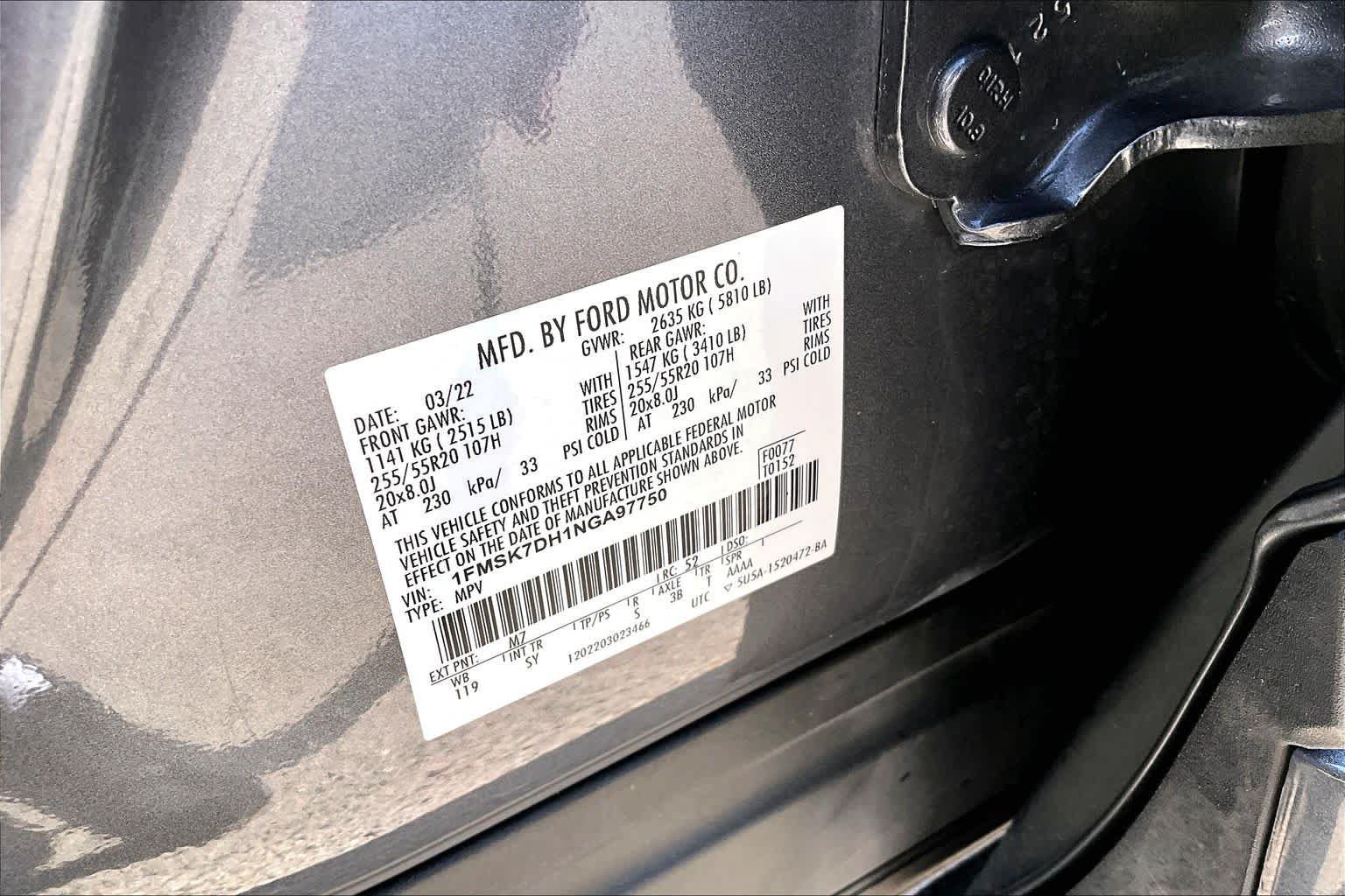 Certified 2022 Ford Explorer XLT w/ Equipment Group 202A RWD image 37