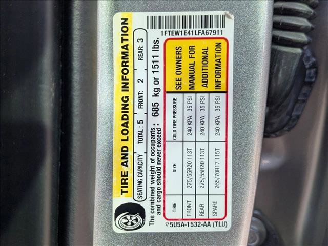 Certified 2020 Ford F150 Platinum w/ Equipment Group 701A Luxury AWD/4WD image 19