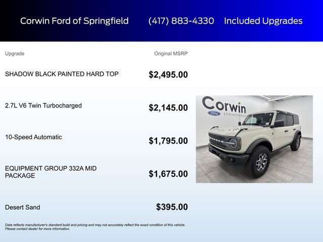 Certified 2025 Ford Bronco Badlands image 9