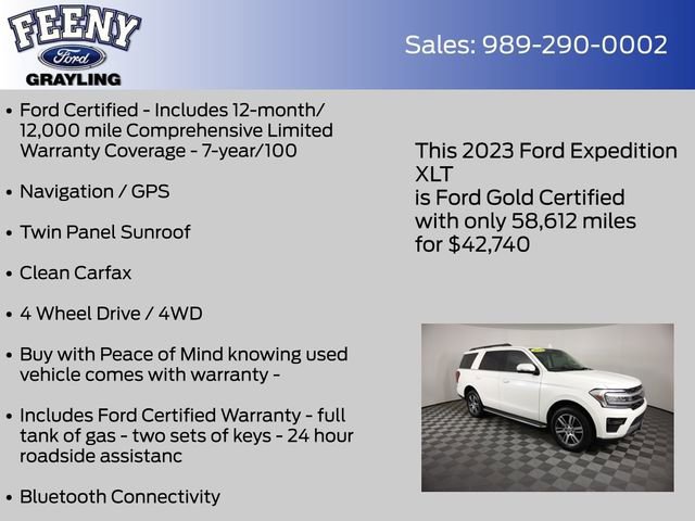 Certified 2023 Ford Expedition XLT image 10