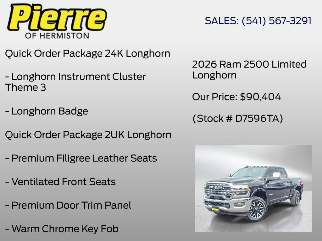Used 2026 RAM 2500 Limited image 12