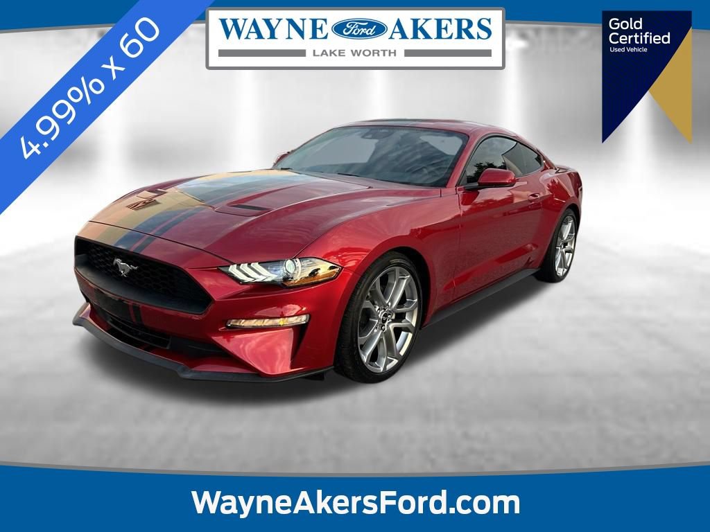 Certified 2022 Ford Mustang Premium w/ Security Package RWD image 1