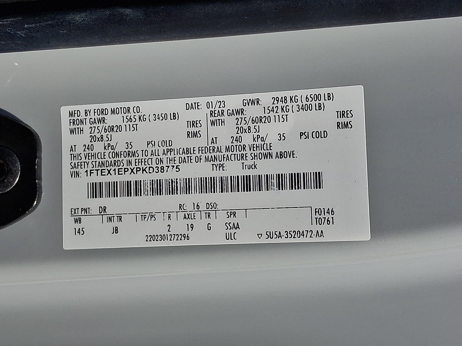 Certified 2023 Ford F150 XL w/ STX Appearance Package AWD/4WD image 27