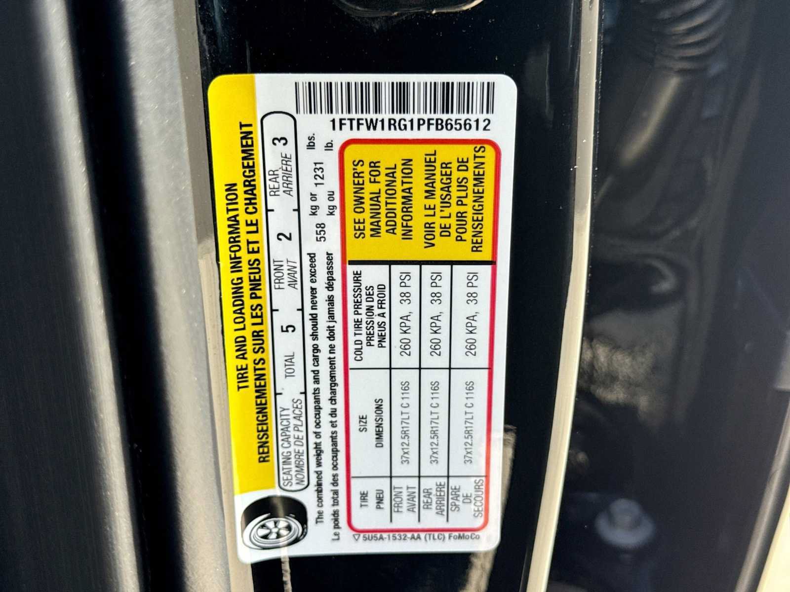 Certified 2023 Ford F150 Raptor w/ Raptor 37 Performance Package AWD/4WD image 37
