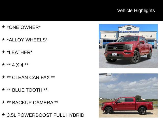 Certified 2023 Ford F150 Lariat w/ Equipment Group 502A High AWD/4WD image 4