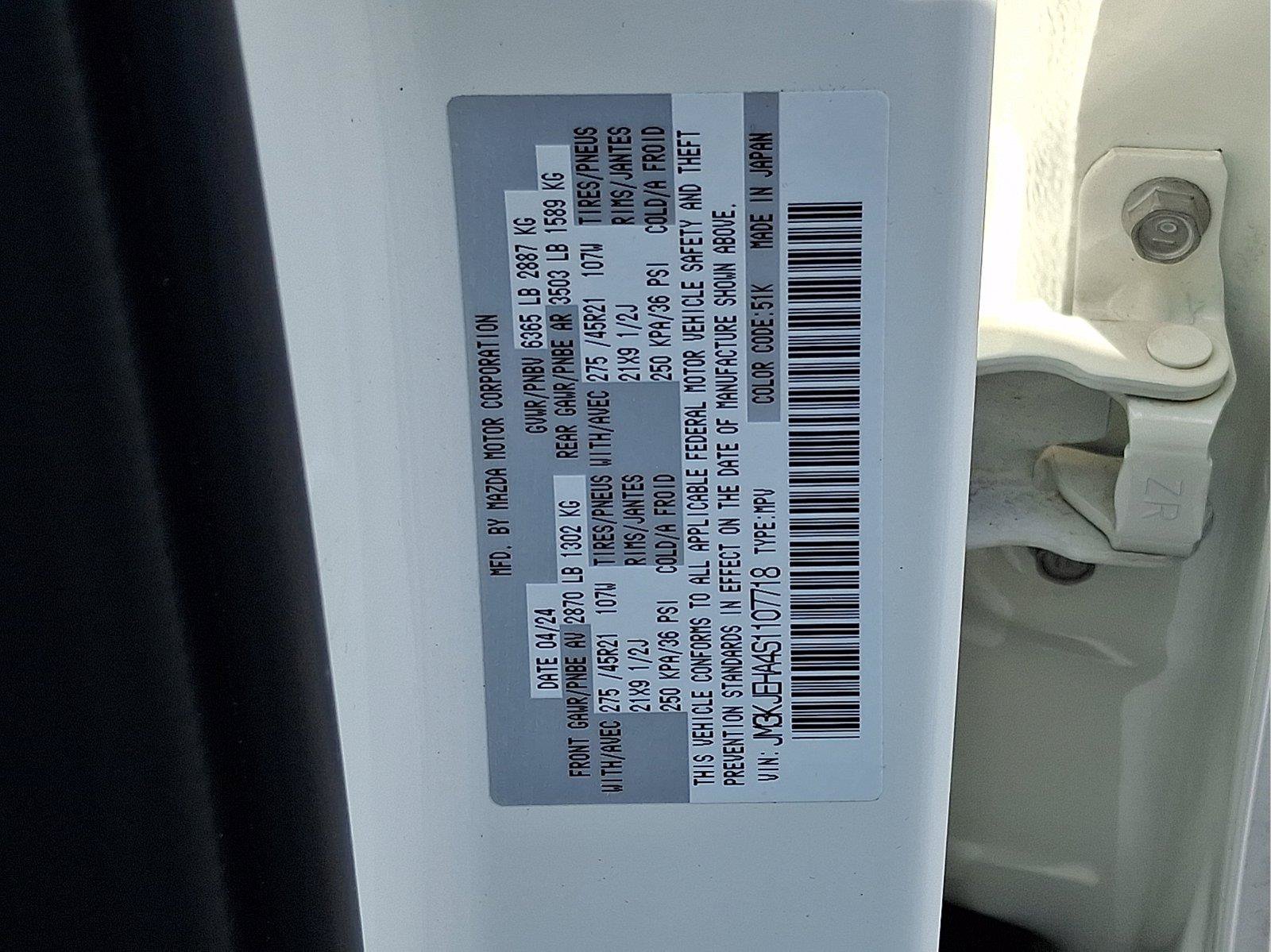 Used 2025 MAZDA CX-70 Plug-In Hybrid w/ Premium Plus AWD/4WD image 27