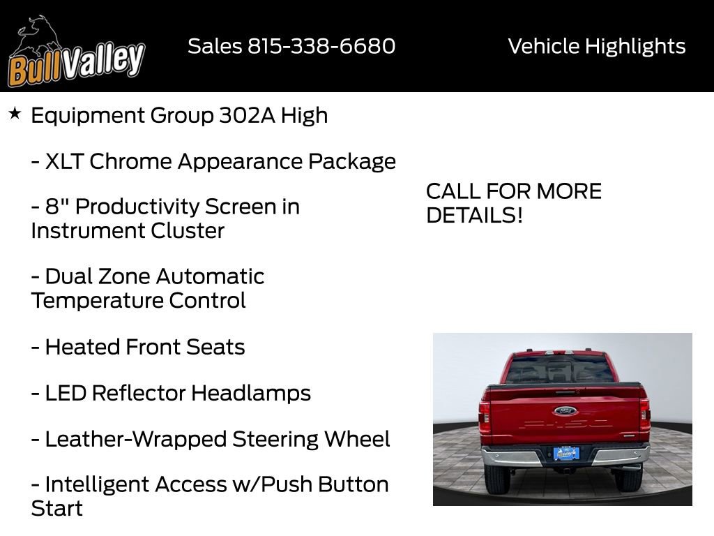 Certified 2021 Ford F150 XLT w/ Equipment Group 302A High AWD/4WD image 10
