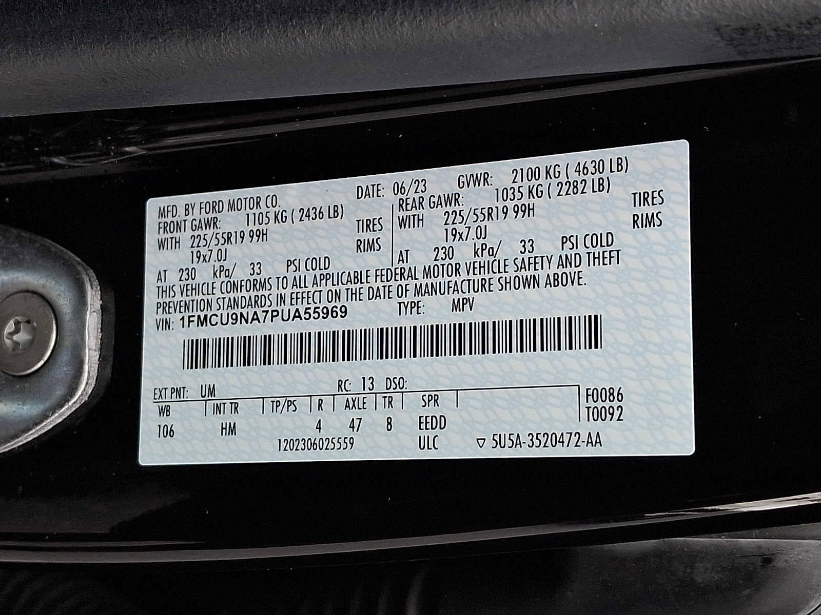 Certified 2023 Ford Escape ST-Line Select w/ Tech Pack #2 image 27