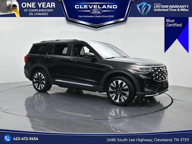 Certified 2025 Ford Explorer Platinum w/ LUX Leather Package