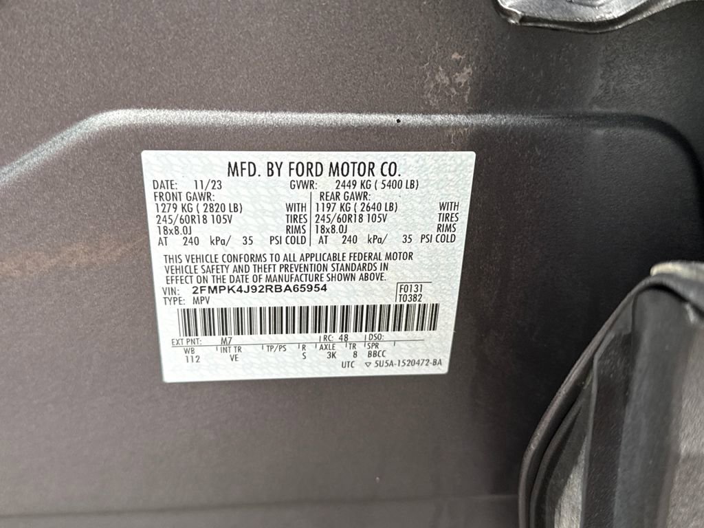 Certified 2024 Ford Edge SEL w/ Convenience Package image 17