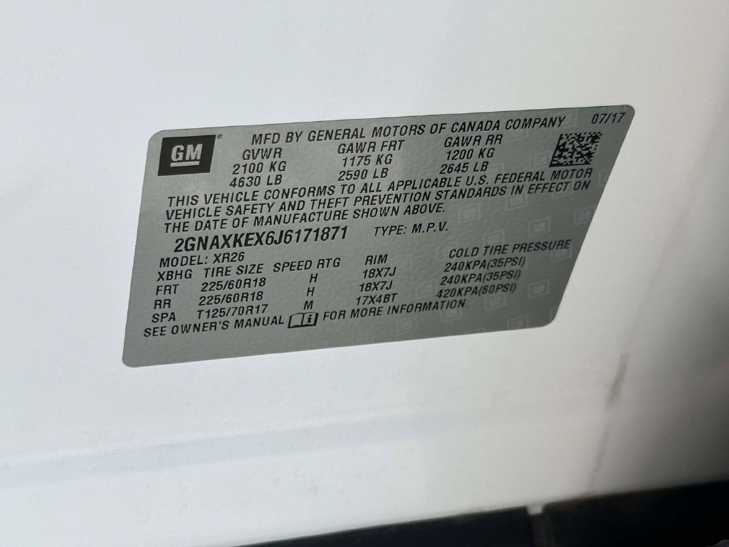 Used 2018 Chevrolet Equinox LT FWD image 26