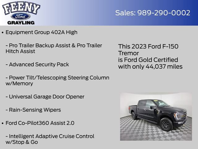 Certified 2023 Ford F150 Tremor w/ Equipment Group 402A High AWD/4WD image 16