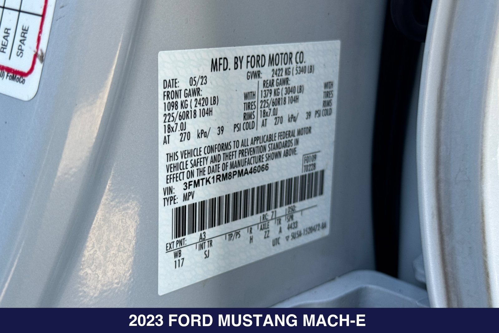 Certified 2023 Ford Mustang Mach-E Select RWD image 31