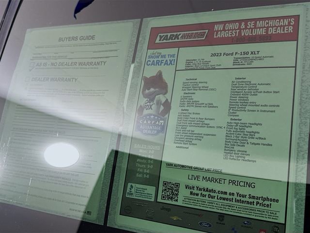 Certified 2023 Ford F150 XLT w/ Equipment Group 302A High image 14