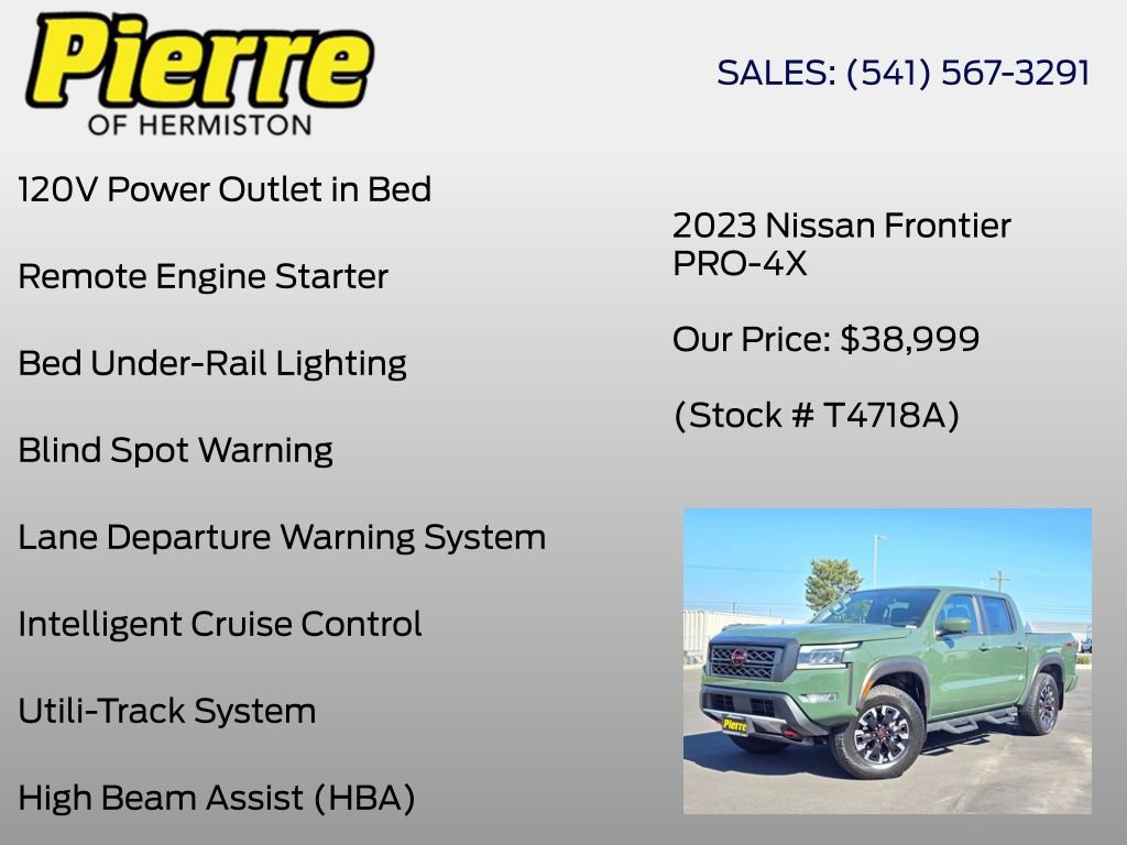 Used 2023 Nissan Frontier PRO-4X w/ Pro Convenience Package image 24