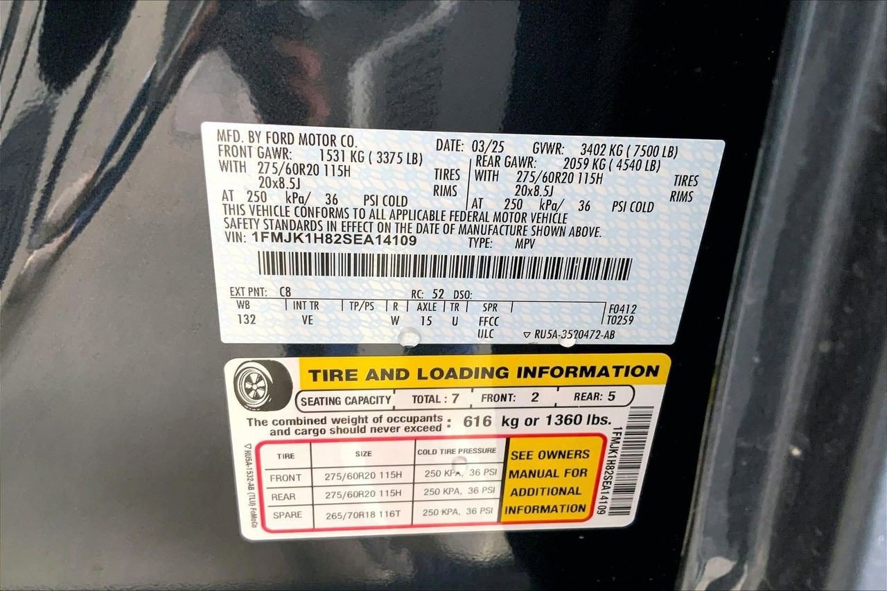 Certified 2025 Ford Expedition Max Active RWD image 8