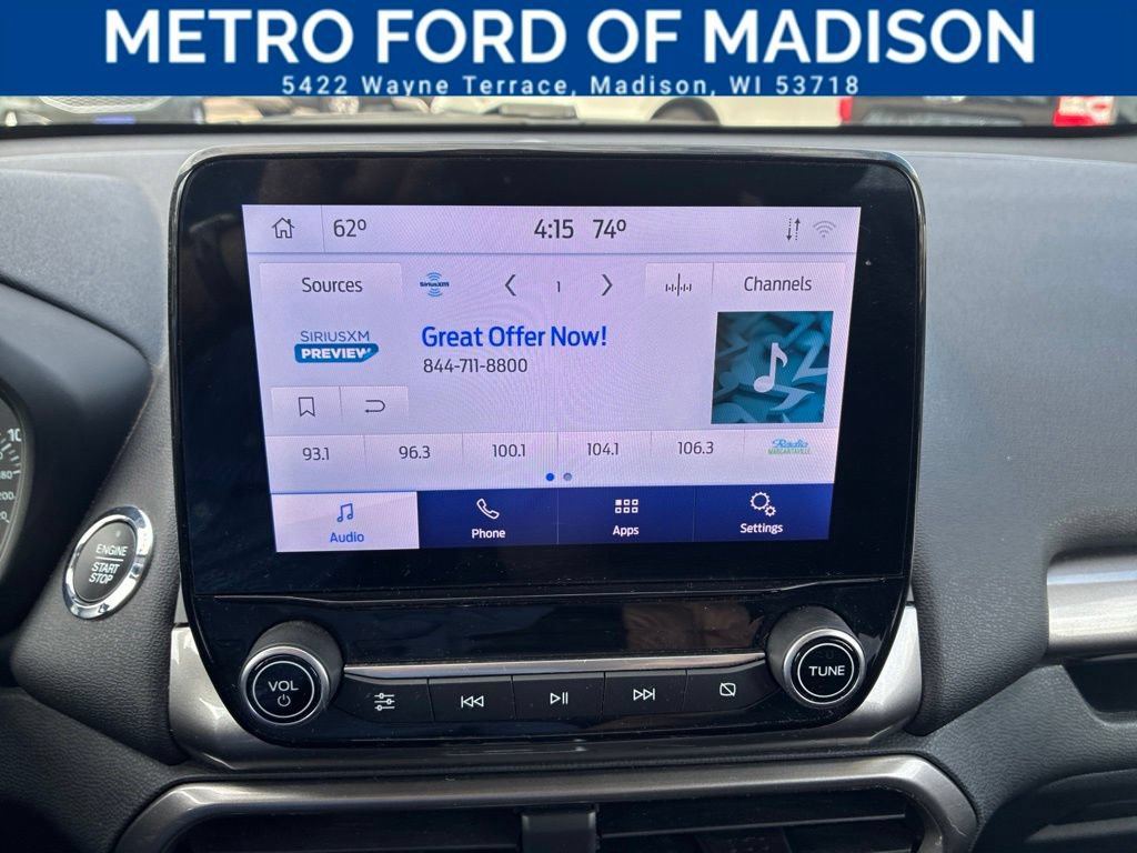 Certified 2021 Ford EcoSport SE AWD/4WD image 20