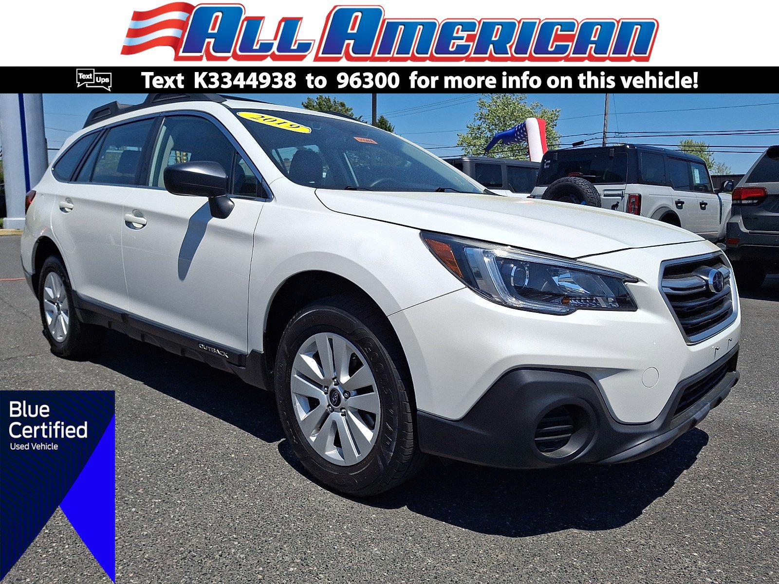 Used 2019 Subaru Outback 2.5i AWD/4WD image 1