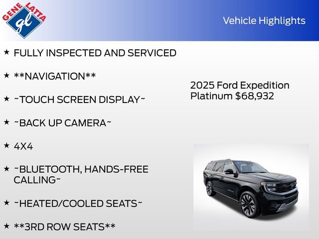 Certified 2025 Ford Expedition Platinum w/ Driver's Package AWD/4WD image 34