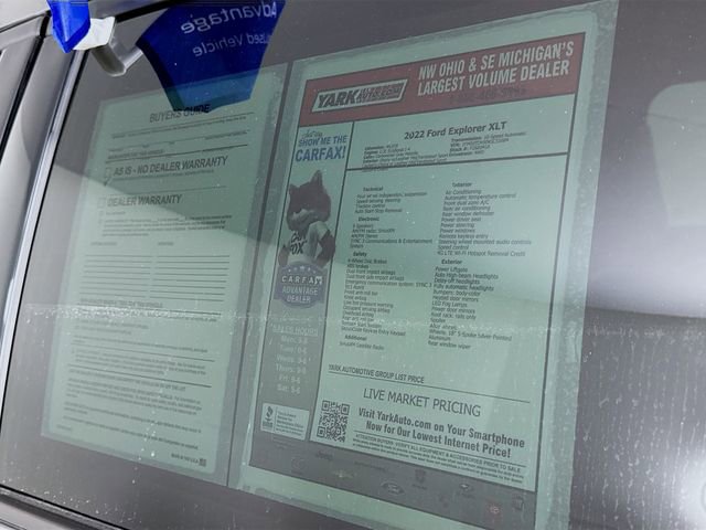 Certified 2022 Ford Explorer XLT w/ Equipment Group 202A image 14
