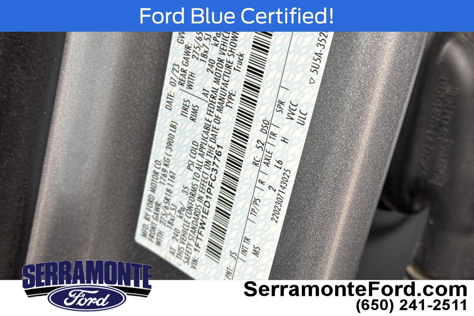 Certified 2023 Ford F150 XLT w/ Equipment Group 302A High AWD/4WD image 32