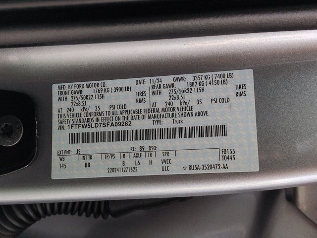 Certified 2025 Ford F150 Lariat w/ Equipment Group 502A High AWD/4WD image 37