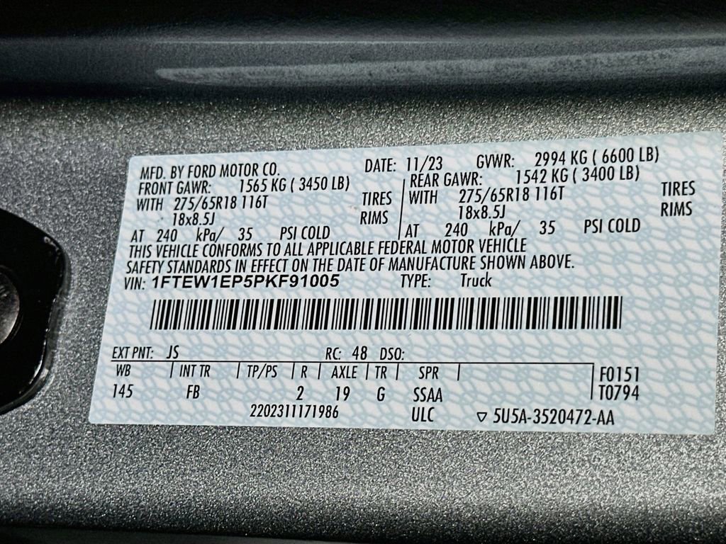 Certified 2023 Ford F150 XLT w/ Equipment Group 302A High image 21