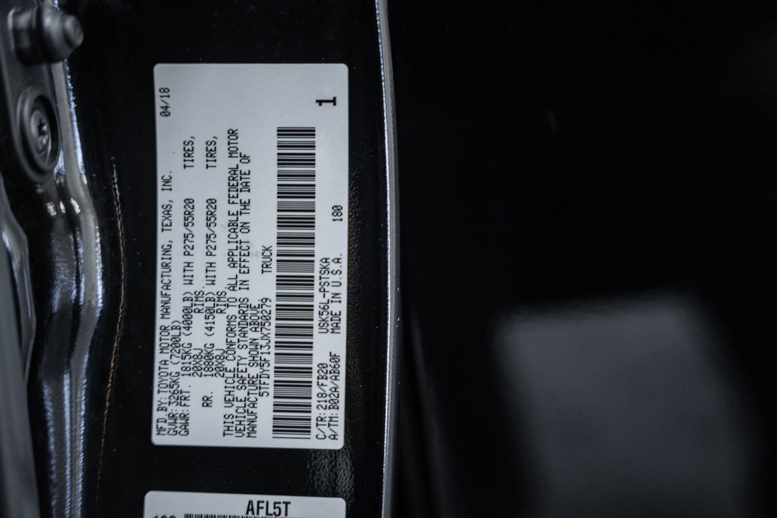 Used 2018 Toyota Tundra SR5 w/ TRD Sport Package AWD/4WD image 39
