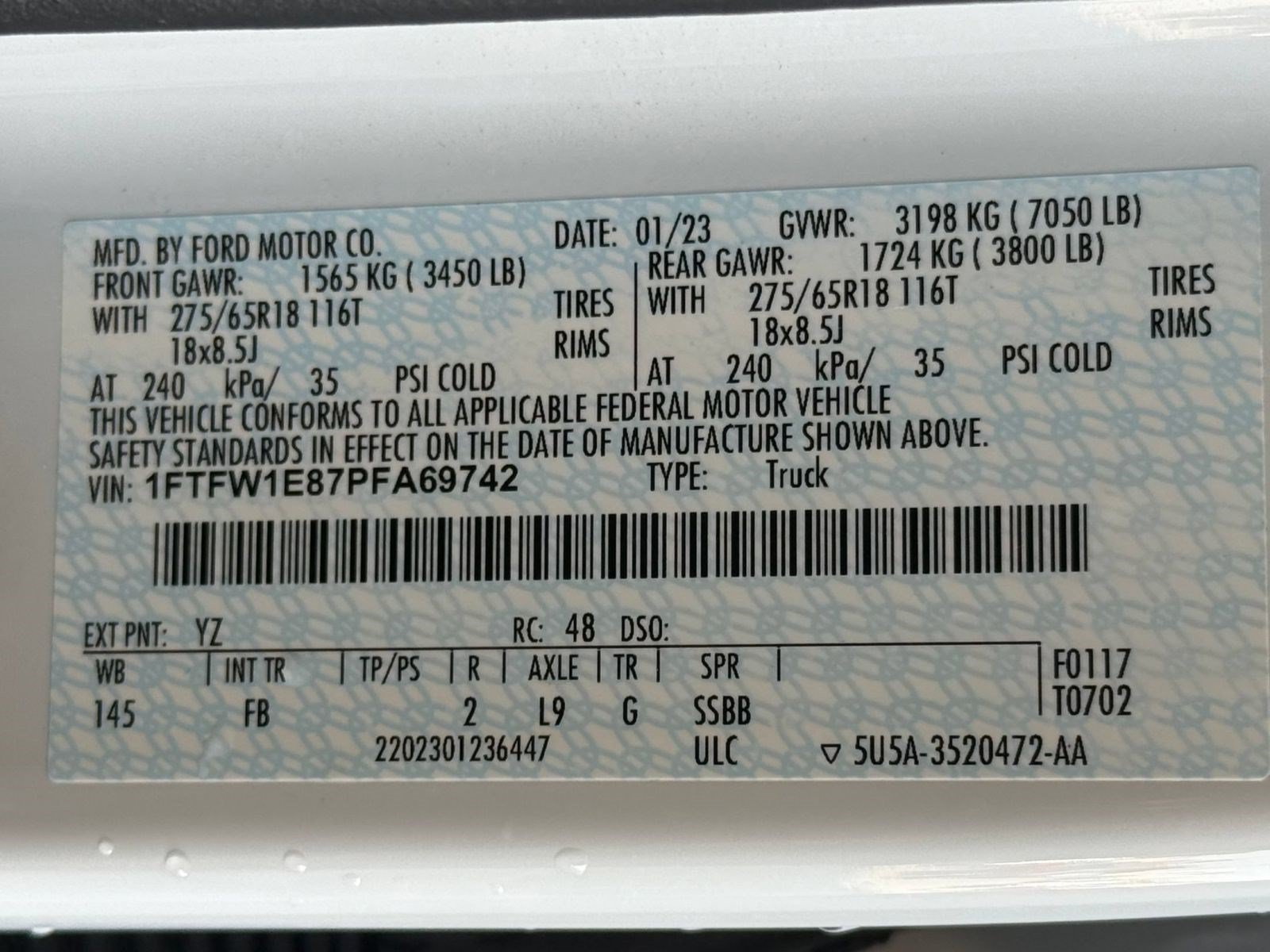 Certified 2023 Ford F150 XLT w/ Equipment Group 302A High AWD/4WD image 29