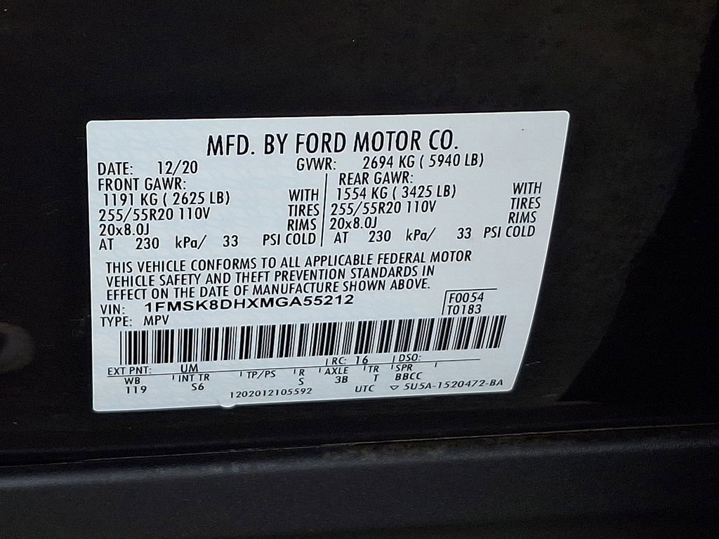 Certified 2021 Ford Explorer XLT w/ Equipment Group 202A image 27