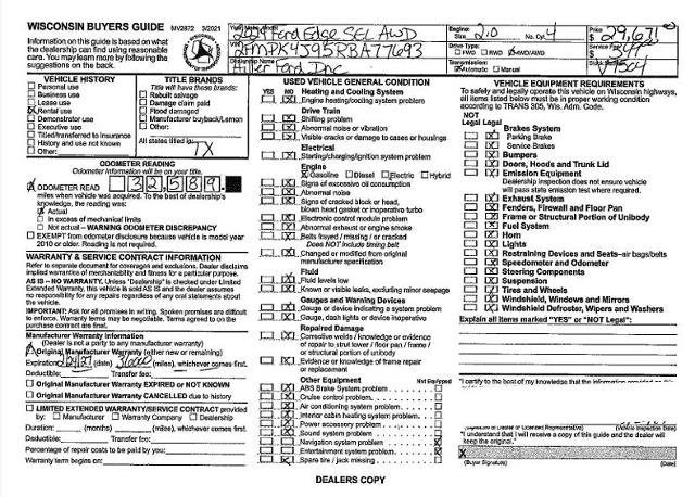 Certified 2024 Ford Edge SEL image 39