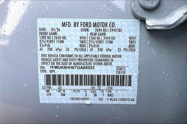 Certified 2026 Ford Explorer Platinum w/ LUX Leather Package AWD/4WD image 36