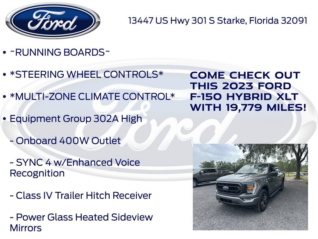 Certified 2023 Ford F150 XLT w/ Equipment Group 302A High AWD/4WD image 17