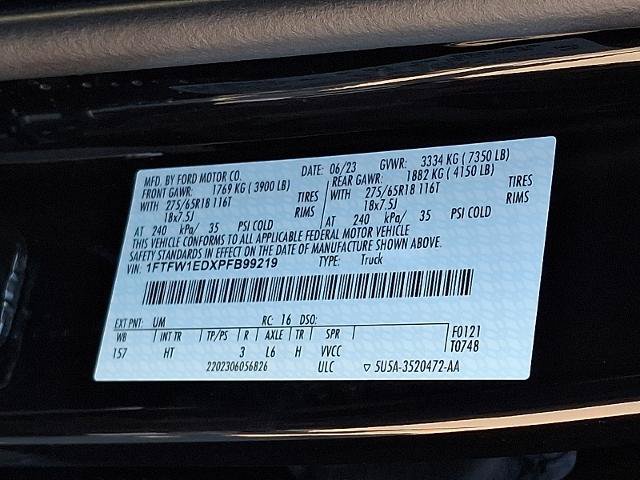 Certified 2023 Ford F150 Lariat w/ FX4 Off-Road Package AWD/4WD image 27