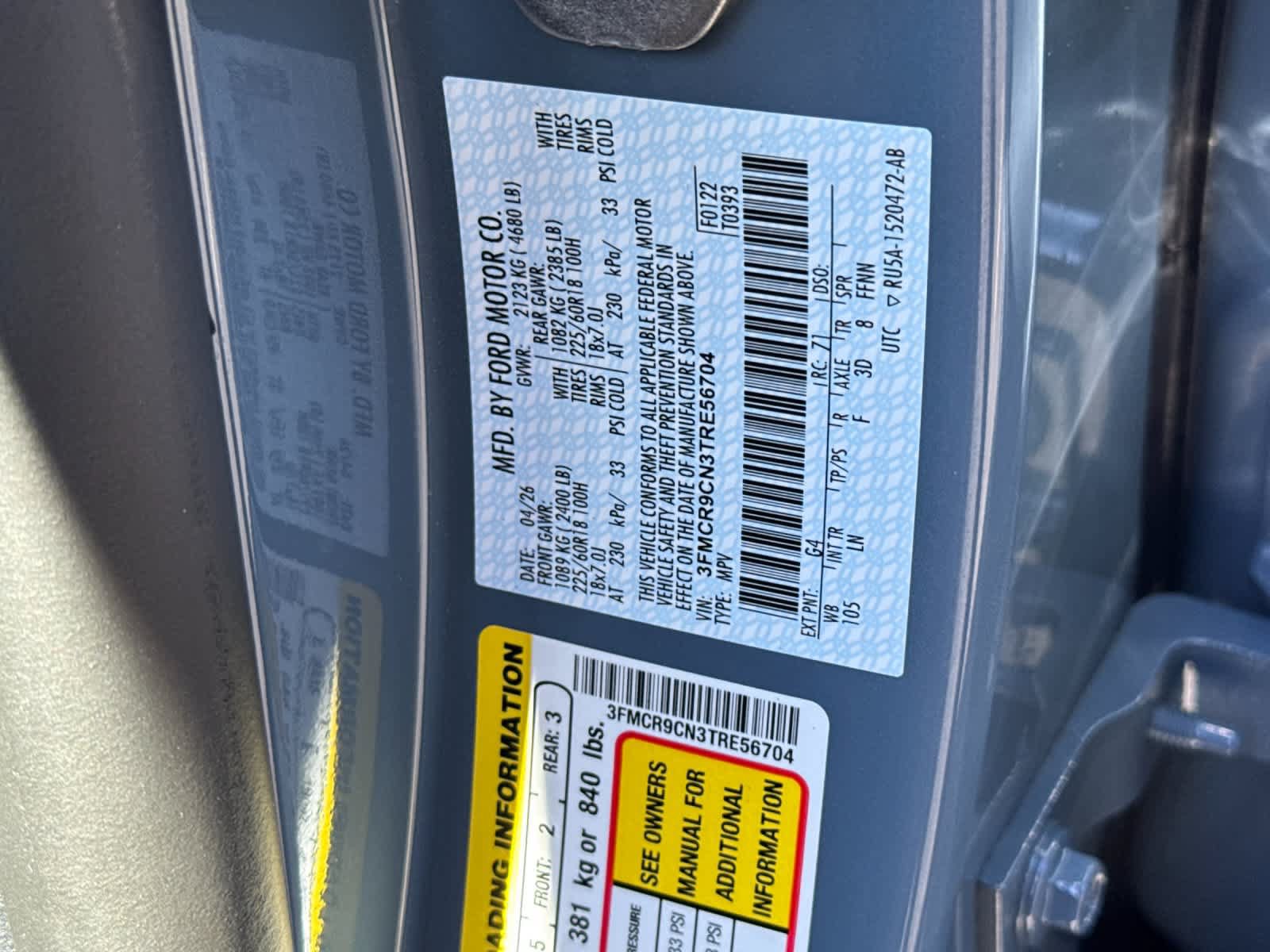 Certified 2026 Ford Bronco Sport Outer Banks w/ Outer Banks Tech Package+ AWD/4WD image 28