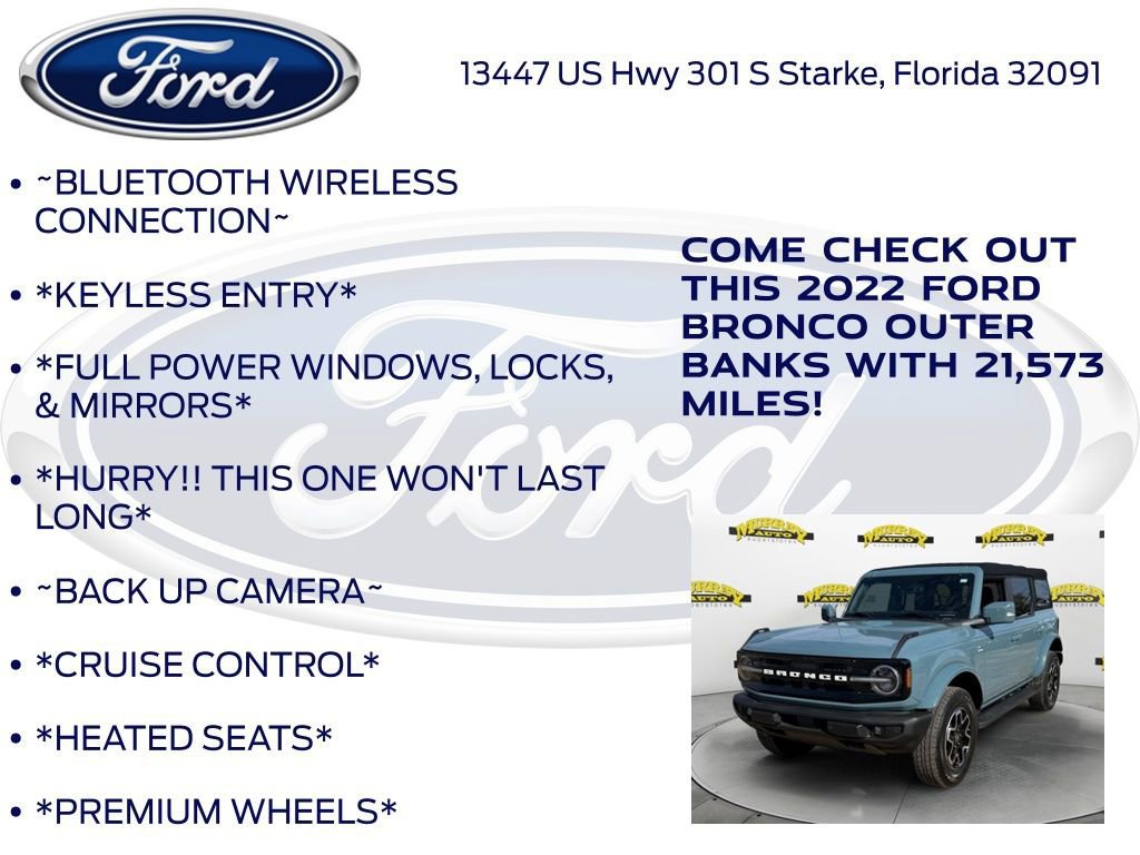 Certified 2022 Ford Bronco Outer Banks image 12