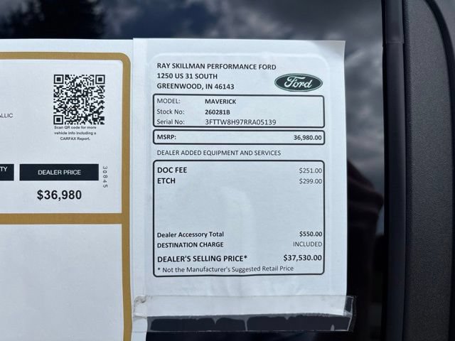 Certified 2024 Ford Maverick XLT w/ XLT Luxury Package FWD image 3