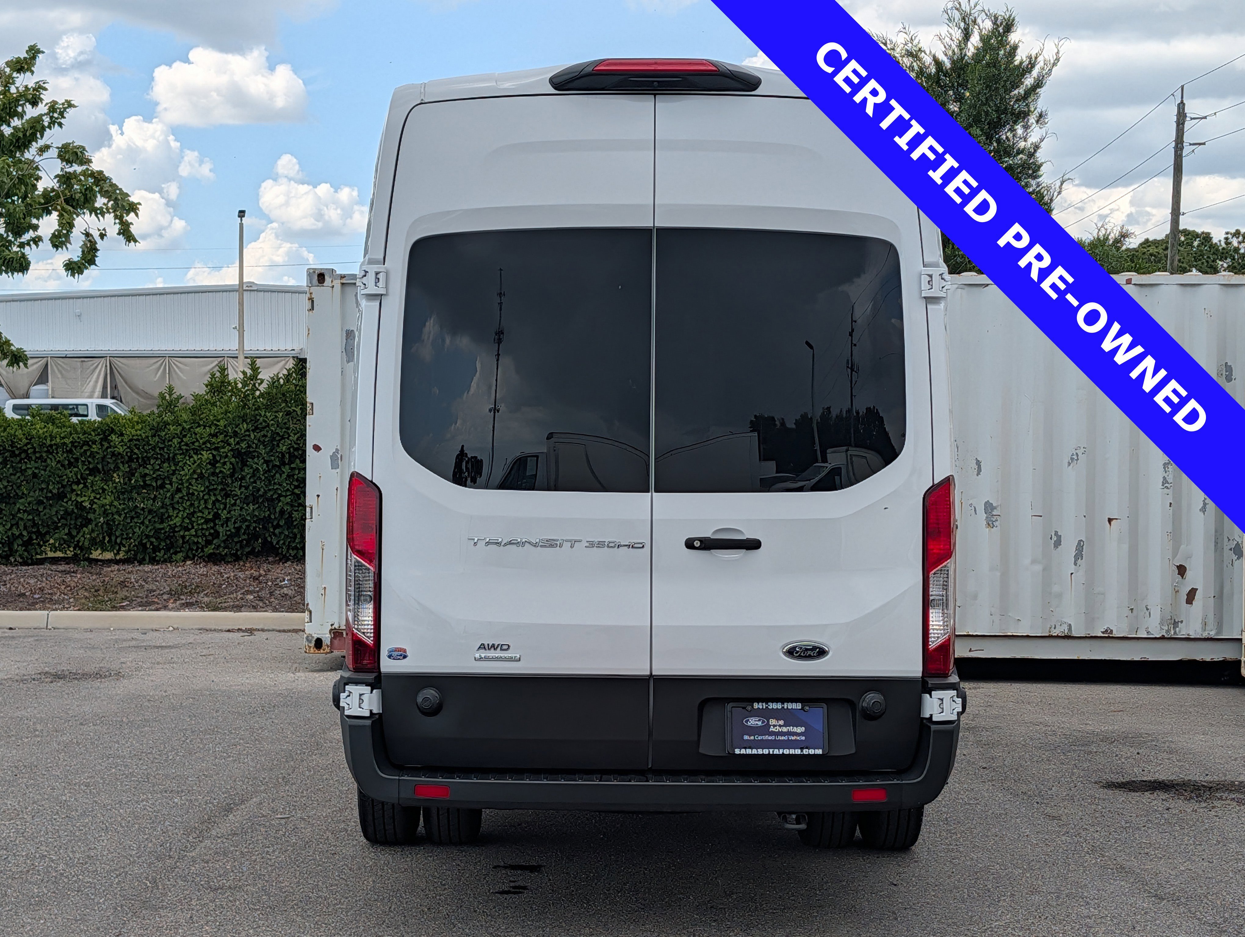 Certified 2024 Ford Transit 350 148 High Roof DRW AWD w/ Exterior Upgrade Package image 5