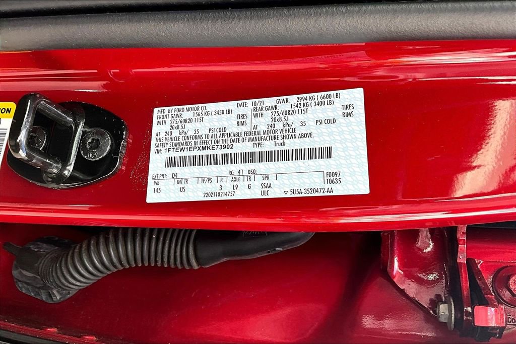 Certified 2021 Ford F150 XLT w/ Equipment Group 302A High AWD/4WD image 24