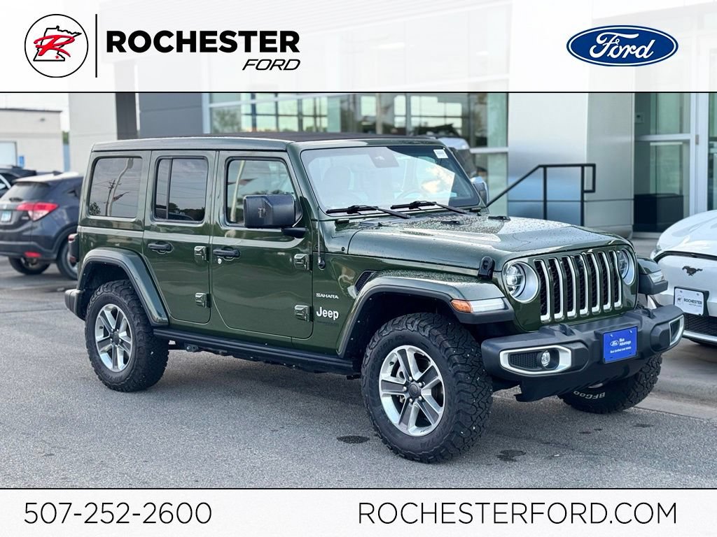 Used 2021 Jeep Wrangler Unlimited Sahara AWD/4WD image 1
