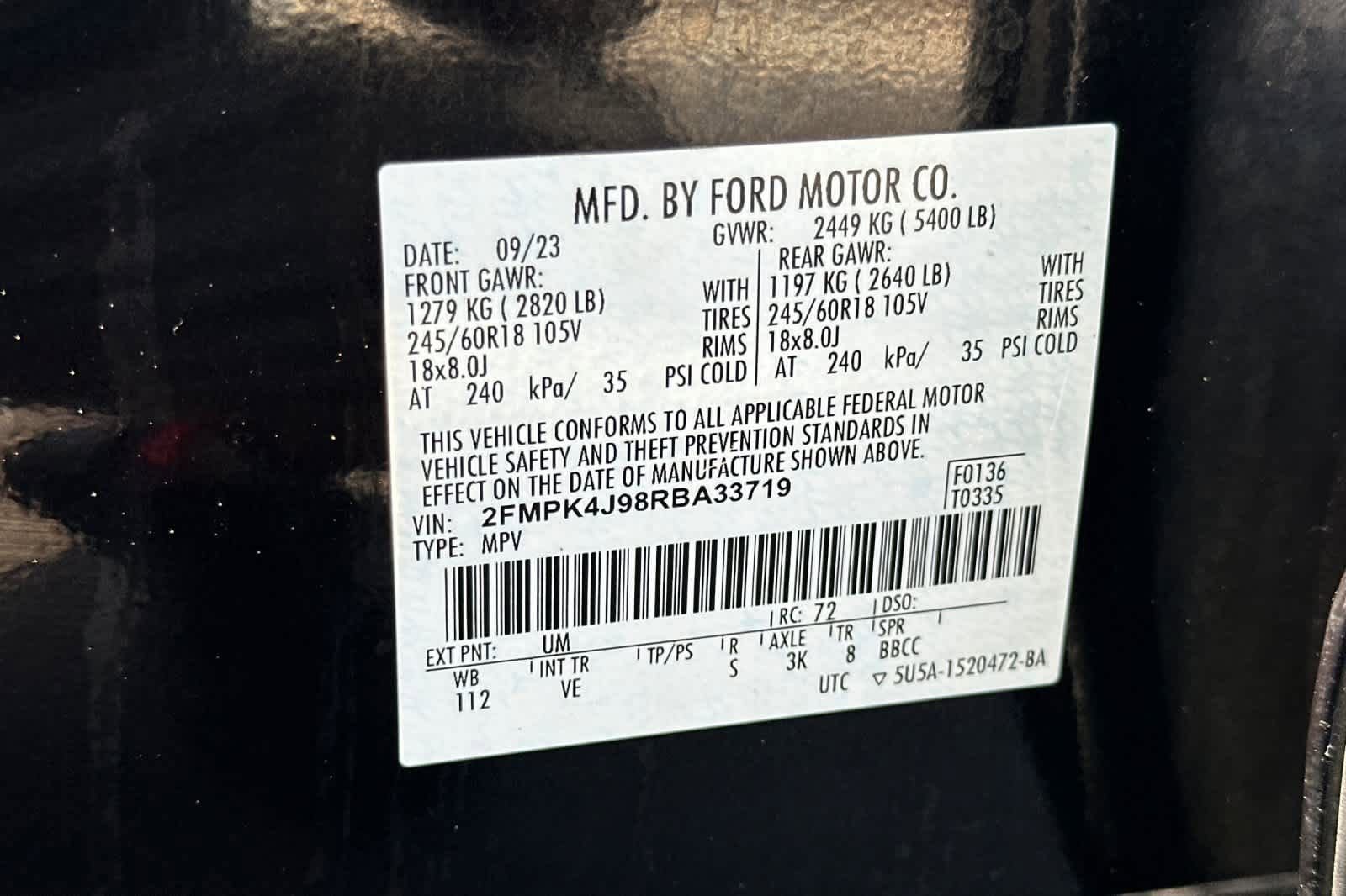 Certified 2024 Ford Edge SEL w/ Convenience Package AWD/4WD image 29