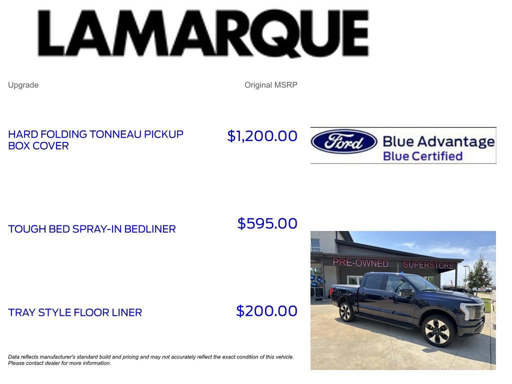 Certified 2023 Ford F150 Lightning Platinum AWD/4WD image 10