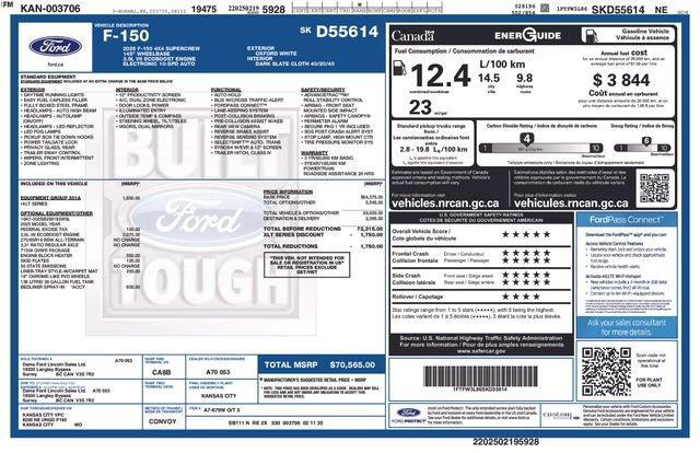 Certified 2025 Ford F150 XLT w/ Equipment Group 301A Standard image 33