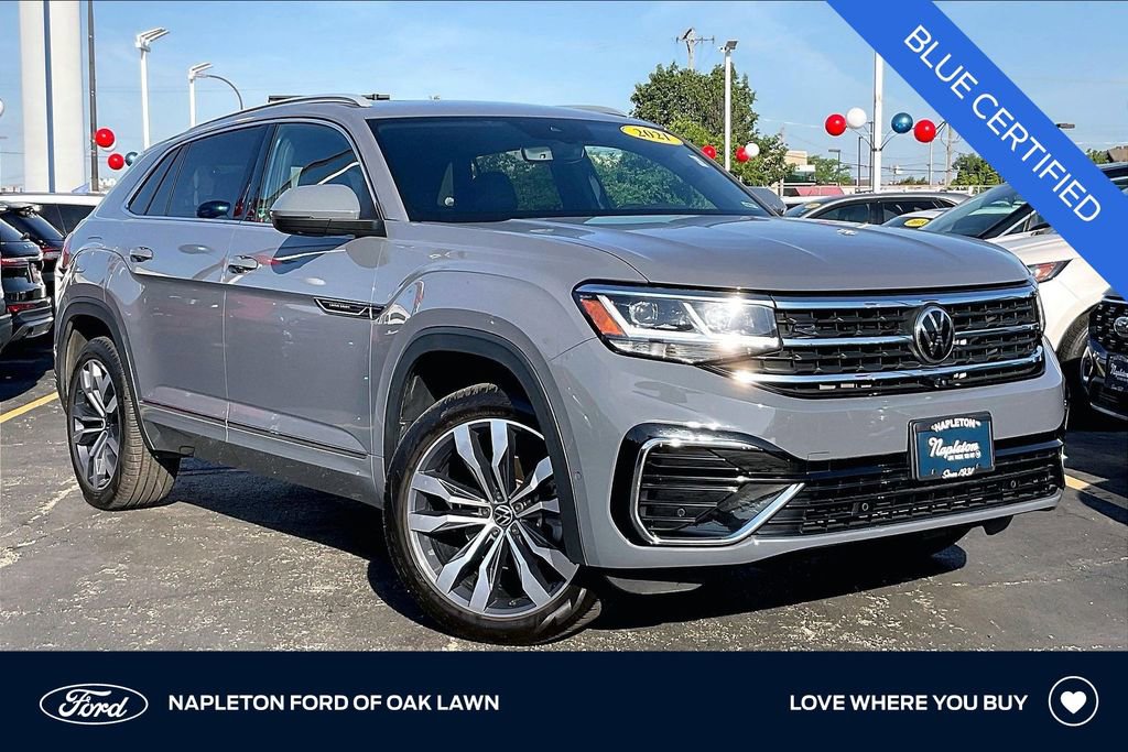 Used 2021 Volkswagen Atlas Cross Sport SEL Premium R-Line w/ Cross Sport MDO Package AWD/4WD image 1