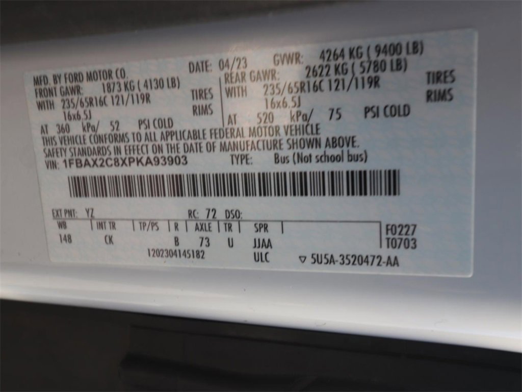 Certified 2023 Ford Transit 350 XLT image 25