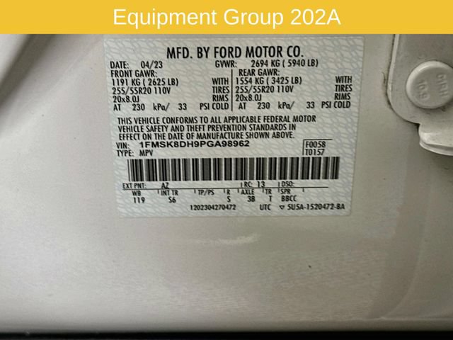 Certified 2023 Ford Explorer XLT w/ Equipment Group 202A AWD/4WD image 39