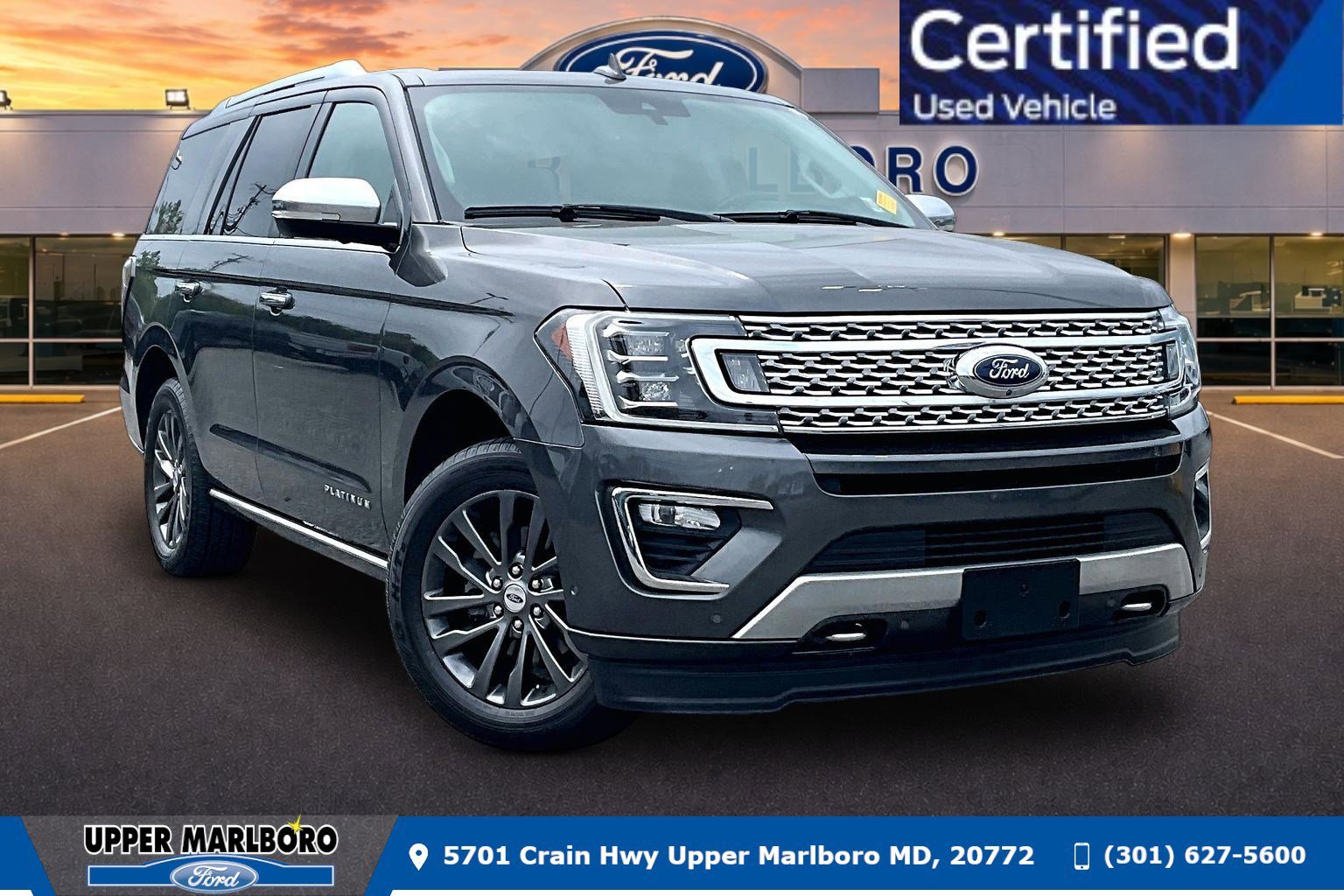 Certified 2020 Ford Expedition Platinum AWD/4WD image 1